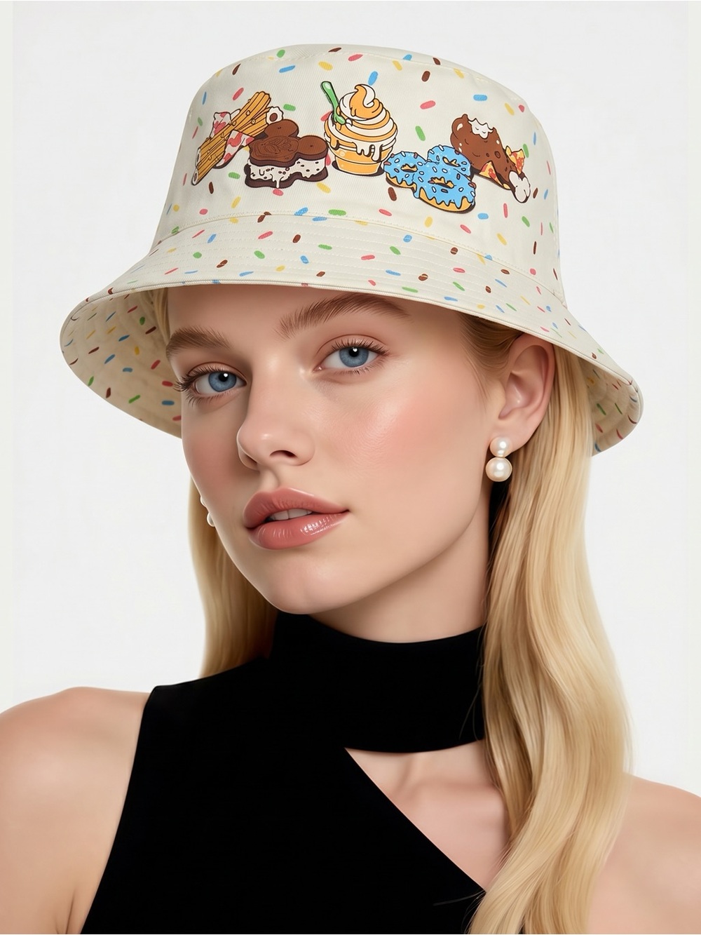 Disney Parks Spirit Jersey Disney Eats Snacks Reversible Bucket Hat